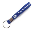 Custom silicone key holder silicone keyring silicone bracelet keychains