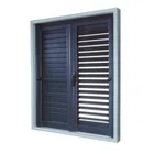 Aluminum House Residential Aluminium Louver Window Frame Basement Windows Louvers