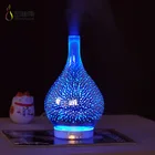 SIXU 3d glass shell aromatherapy ultrasonic essential oil humidifier aroma oil diffuser