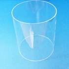 200-600mm large diameter clear quartz glass tube