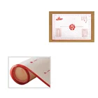 Stick Heat Resistant Large Silicone Pastry Mat Extra Thick Non Stick Baking Mat Fondant Mat Counter Mat Dough Rolling Mat