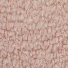 Pink Fur Artificial Pink Color Wholesale Curly Fake Fur Fabrics Artificial Fur Fabric Cheap Fur Fabric