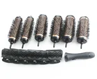 Salon product plastic ceramic hair brush set