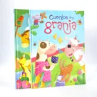 Top quality custom Children's cartoon animal adventure story bedtime book printing