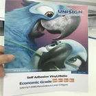 Unisign Monomeric Self Adhesive Vinyl Sheet with Air release Glossy White Printable Self Adhesive Vinyl