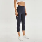 Custom Women Gym Seamless High Waisted Yoga Pants Workout Compression Scrunch Butt lift Leggings