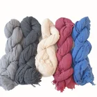 new design grid Large size very soft lady scarf and shawls