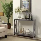 modern baroque style entrance sofa grey console table for hallway