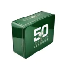 Rectangular large metal tin empty tin box