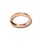 Engagement Rings Rings Silver Band Daily Wear Women Simple Silver Gold Plated Plain Band Engagement Rings
