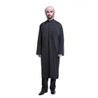 Fashion Custom Dubai Abaya Maxi Islamic Muslim Men's Wear Arab Robe For Men Abaya Thobes For Men