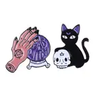 Custom funny badge Zinc alloy cute cat logo metal lapel pin