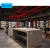 Lighted Free unique modern style laptop display cabinet design counter computer table computer retail store design