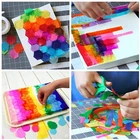Multicolor Tissue Paper Bulk Gift Wrapping Tissue Packaging Paper Decorative Art Rainbow Tissue Paper