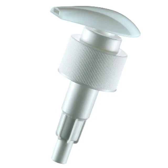 28 410 ribbed white dispenser lotion pump in stock