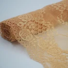 CYG-OZ-2 Hollow-Carved Stretch Lace Wholesale Nylon With Spandex Flower Design Trims For Underwear/Top Making