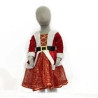 High Quality Kids Santa Claus Dance Dress Christmas Costume For Girl