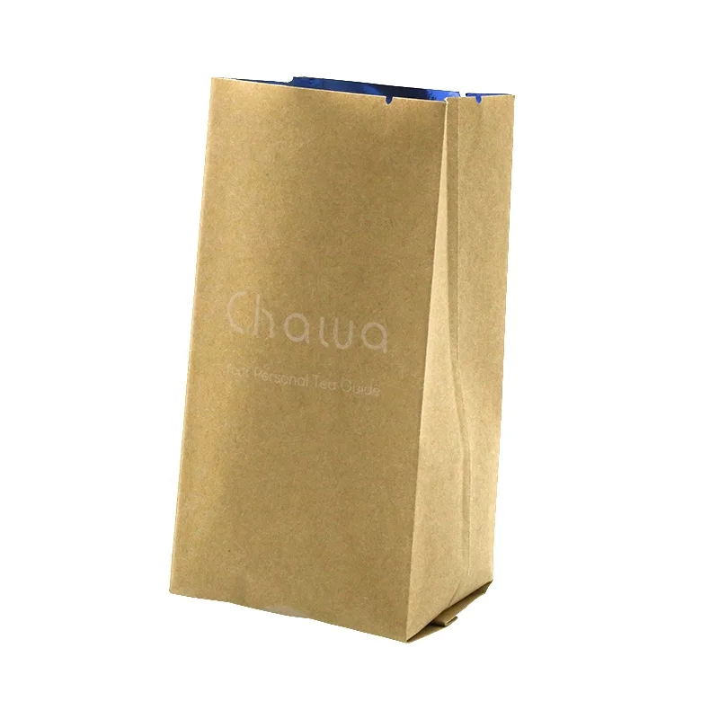 custom printed paper bag stand up zipper packaging paper bag