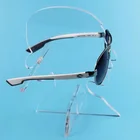 Customized Acrylic Sunglass Display Rack Acrylic Eyeglass Display Stand Freestanding Acrylic Eyewear Display