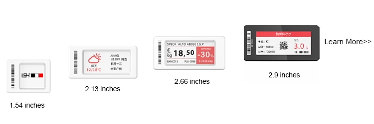 2.13 inch electronic price tag system epaper display supermarket - ANKUX.COM