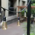 High quality custom 48ft led string light cotton ball solar holiday lighting For Camping Fishing