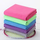 Good quality Microfiber suede beach towel custom print no sand towel