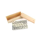 Travel Game Double 6 Plastic Domino Set With Custom Wooden Box