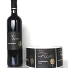 Custom adhesive printed paper wine label for wine bottle of VINO ROSSO
