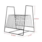 Phonograph turntable metal stand LP vinyl album record storage display holder for sales