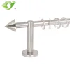 Stainless steel arrow finial length 5m curtain rod wholesale