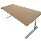 Table Desktop Electric Height Adjustable Tabletop Bamboo Lifting Table Office Desktop Carbonized Color 18years Factory