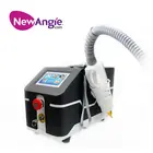 Beauty salon portable q switch nd yag laser tattoo removal machine price with ce
