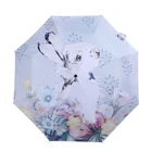 china factory direct sales sunscreen three fold rabbit digital printing umbrella