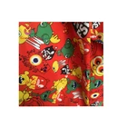 Good quality fashionable red animals children's garments fabric kids fabric
