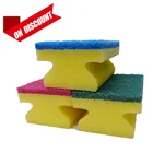 China factory kitchen use cleaning nylon polyester scouring pad sponge