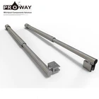 Stainless Steel Adjustable adjustable rounded shower curtain rod curved half circle shower curtain rod