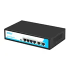 Port Extend Switch 4 Port HRUI 4 Port PoE Switches Support Vlan Extend AI Watchdog PoE Switch