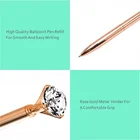 2020 New Products Luxury Diamond Gift Pen Set, Custom Printing Metal Pen With Box For Girl