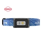 flash light outdoor sos emergency high power rechargeable LED headlamp