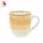 New design wholesale hotel ceramic coffee cup with handle