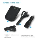 Bluetooth Kit Universal Multipoint Wireless Sun Visor Clip Speakerphone Bluetooth Hands Free Car Kit