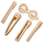 Fashion decorative graceful hair clip pearl hair pins for women
