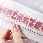 100% pure nail polish sticker 3d designer gel nail sticker 20 fingers 14 fingers