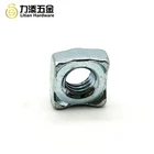 DIN928 carbon steel zinc plated M3 square spot weld nut