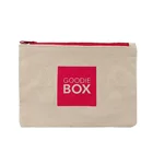 Promotion newest fashion 450gsm 100% cotton canvas cosmetic bag silk printing pouch for travel toiletry wash bag
