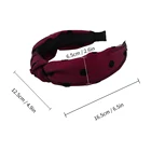 YIWU QIYUE Amazon eBay Supplier Hair Accessories Lace Dot Knotted Wide Hair Band Women Hair Band Headbands