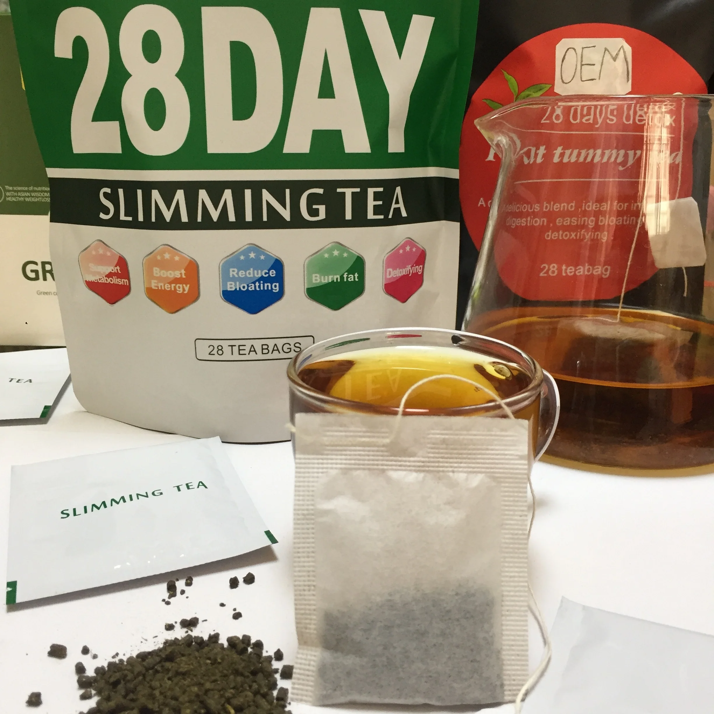 chinese 28 days herbal detox tea slimming tea for