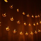 Holiday Hot Spring Battery 50L LED Ingot Battery Lantern Home Decoration Holiday Festival Light