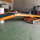 Inclined Easy-to-clean Food Grade PU Belt Conveyor for Food Industry Loading machine