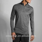 Men's running shirt custom quick dry fit long sleeve blank running jerseys shirt wholesale
